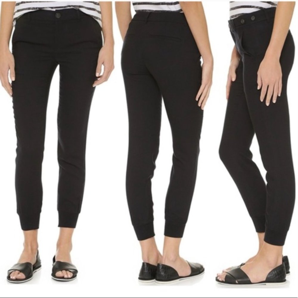Vince City Joggers Cuffed Ribbed Ankle Pants